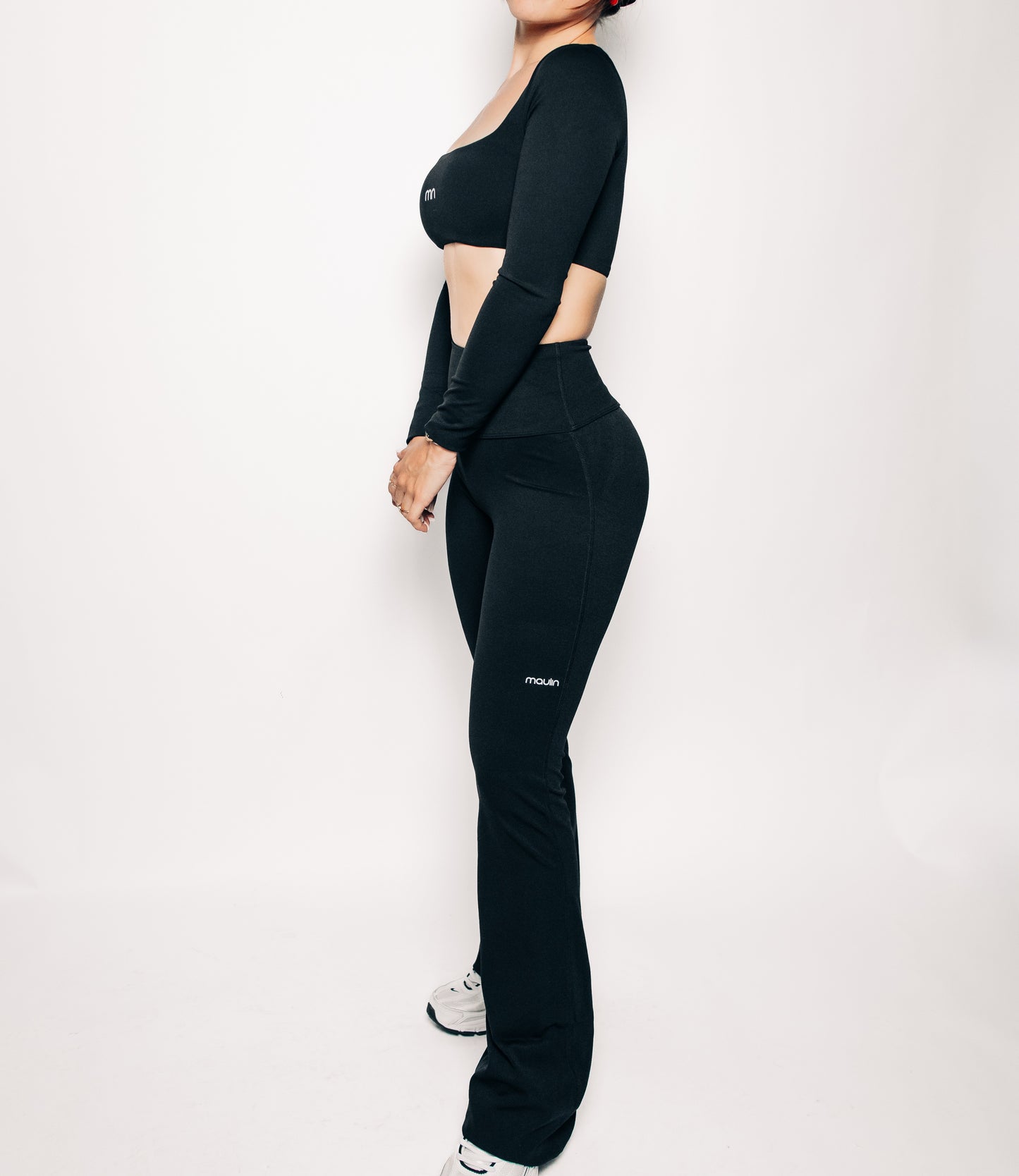 Bell Bottom Leggings Black